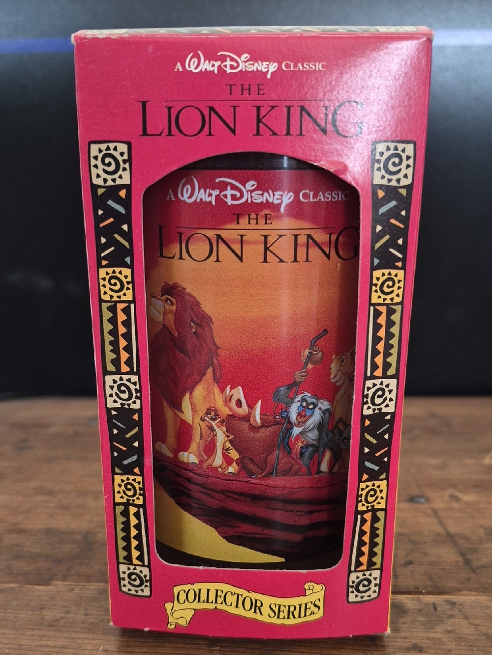 Vintage Walt Disney Classic The Lion King Collector Series Tumbler